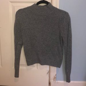 Brandy Melville mock turtle neck grey sweater